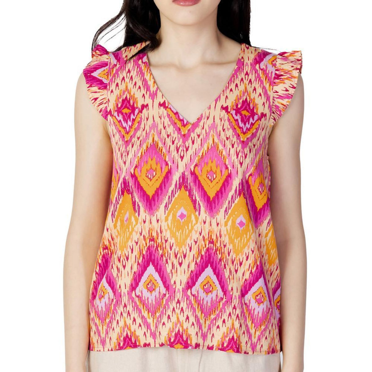 Only T-Shirt Rose/Orange Femme Only Alma Life