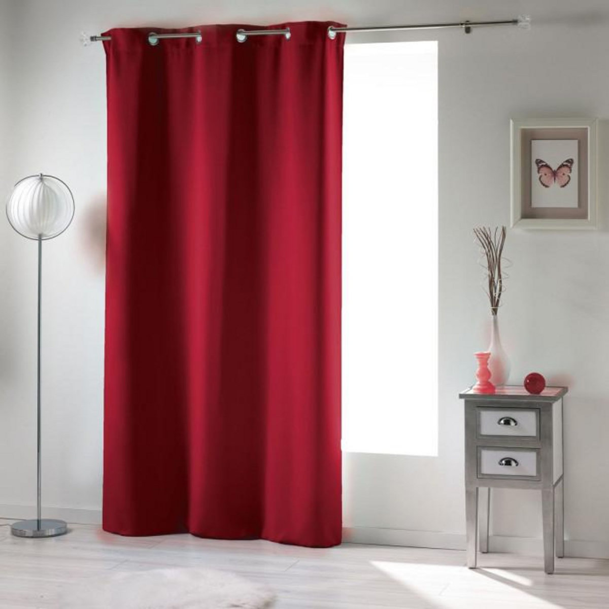 Paris Prix Rideau Occultant  Noche  140x240cm Carmin