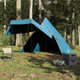 Voir la diapositive 4 : VIDAXL Tente de camping tipi 5 personnes bleu impermeable