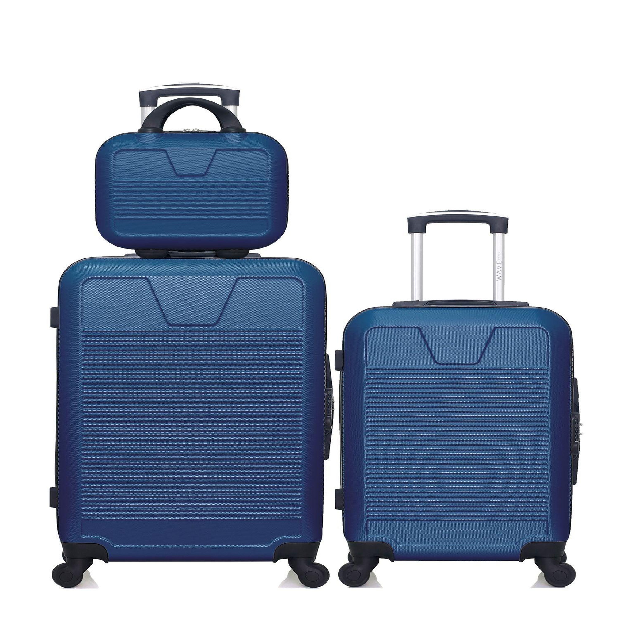 WAVE PARIS Wave paris - lot de 3 - valise weekend, valise cabine et vanity selenga