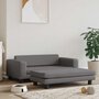 Voir la diapositive 1 : VIDAXL Lit pour chien avec extension gris 100x50x30 cm similicuir