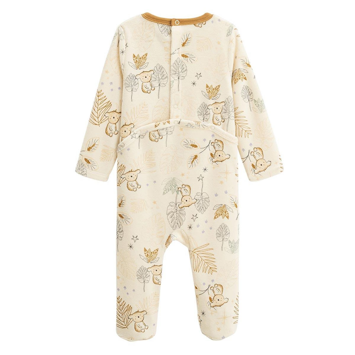 Petit Béguin Lot de 2 pyjamas bébé en velours Constellation