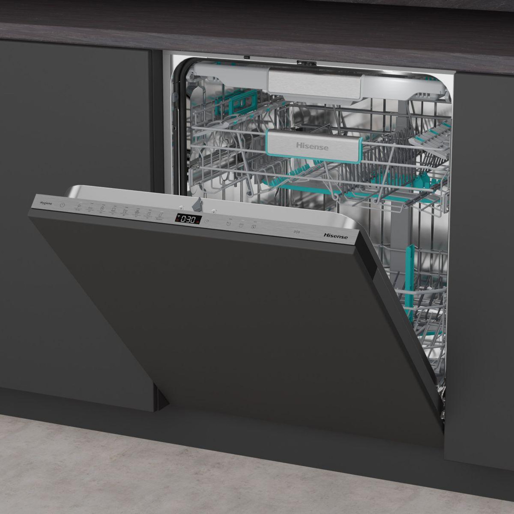 Voir la diapositive 3 : Hisense Lave vaisselle encastrable hv673a65