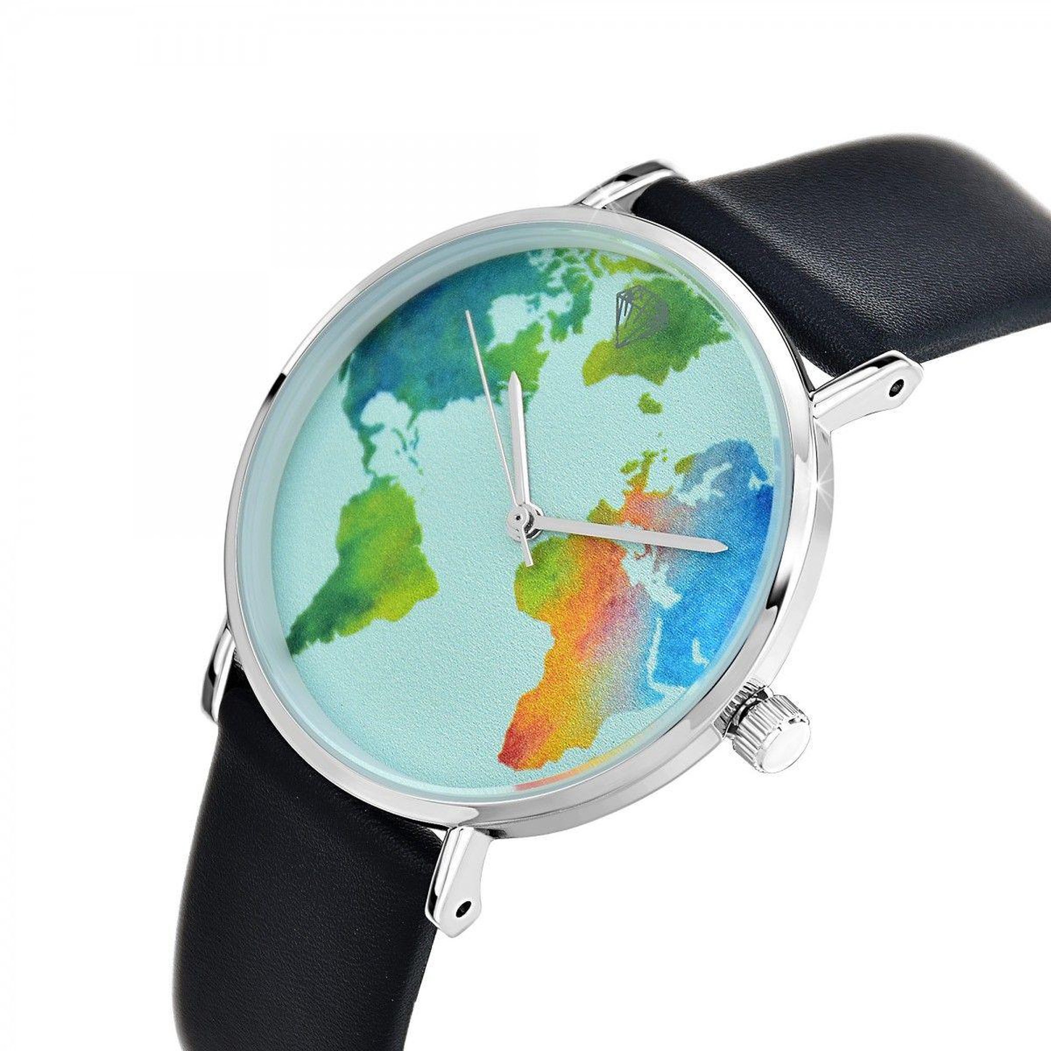 Voir la diapositive 3 : SC CRYSTAL Montre Ariana mappemonde SC Crystal