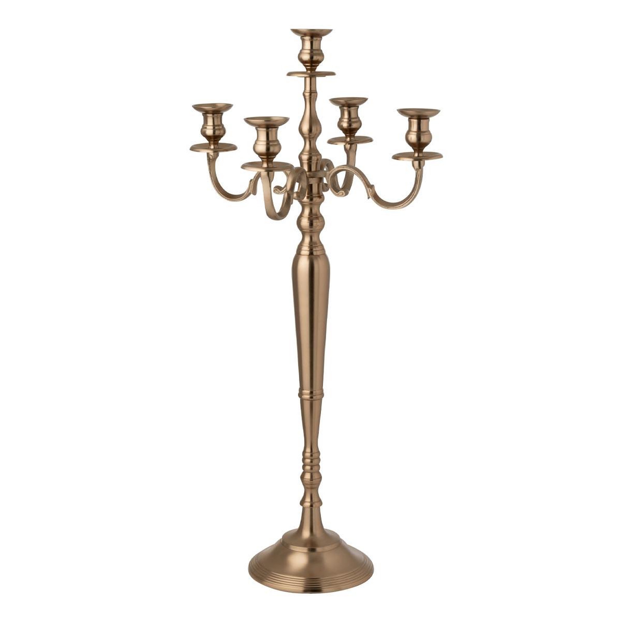J-LINE Chandelier en Métal  Genaro  98cm Rose Doré
