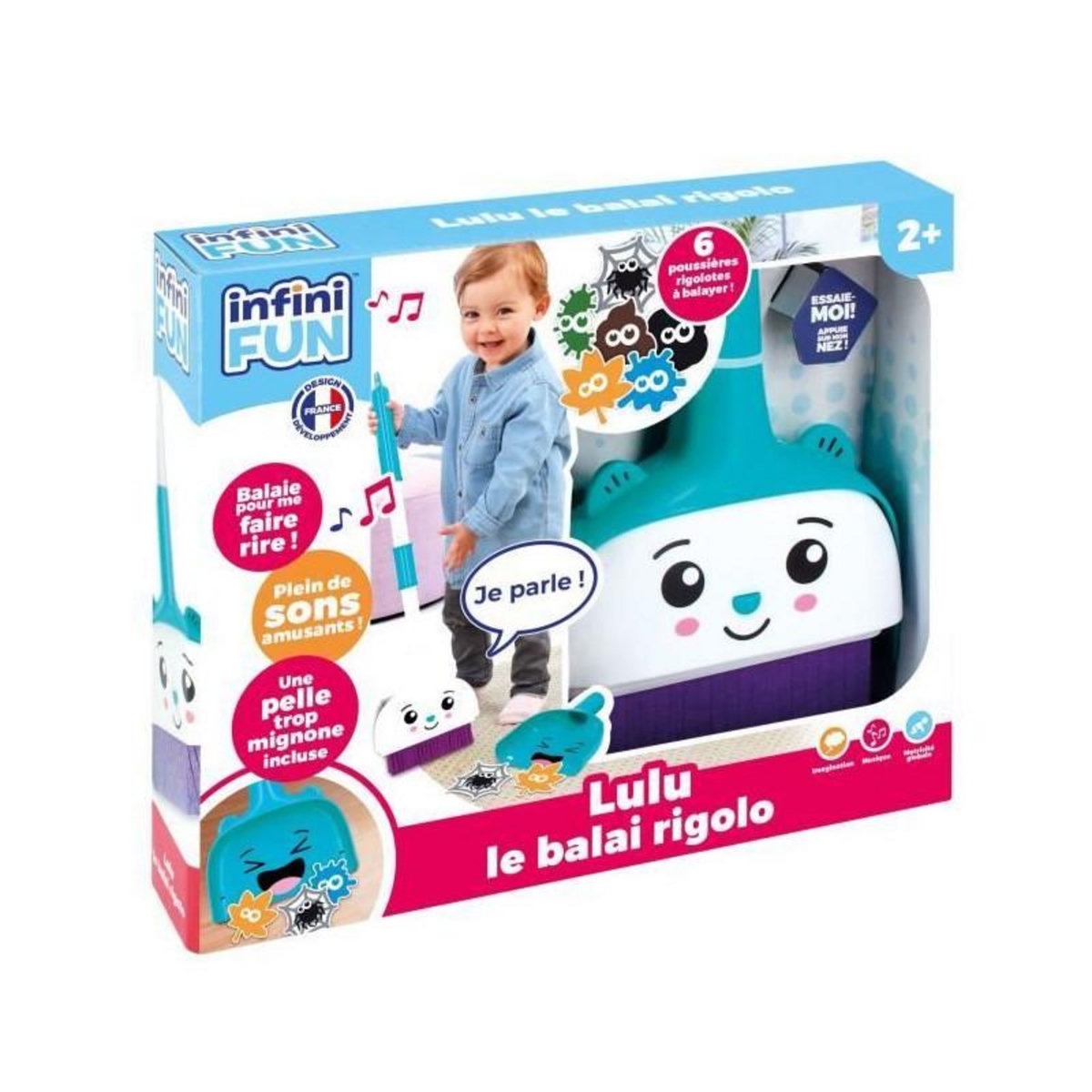 GENERIQUE Balai Jouet - KD - Lulu le Balai Rigolo - Parle comme par magie en balayant