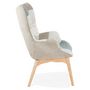 Voir la diapositive 3 : Paris Prix Fauteuil à Oreilles Patchwork  Nil  93cm Multicolore