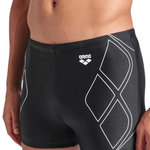 ARENA Short de bain Noir Homme Arena Graphic. Coloris disponibles : Noir
