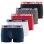 Voir la diapositive 1 : UMBRO Lot de 5 Boxers coton homme uni