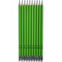 Voir la diapositive 4 : AUCHAN Lot de 10 crayons graphite HB avec bout gomme