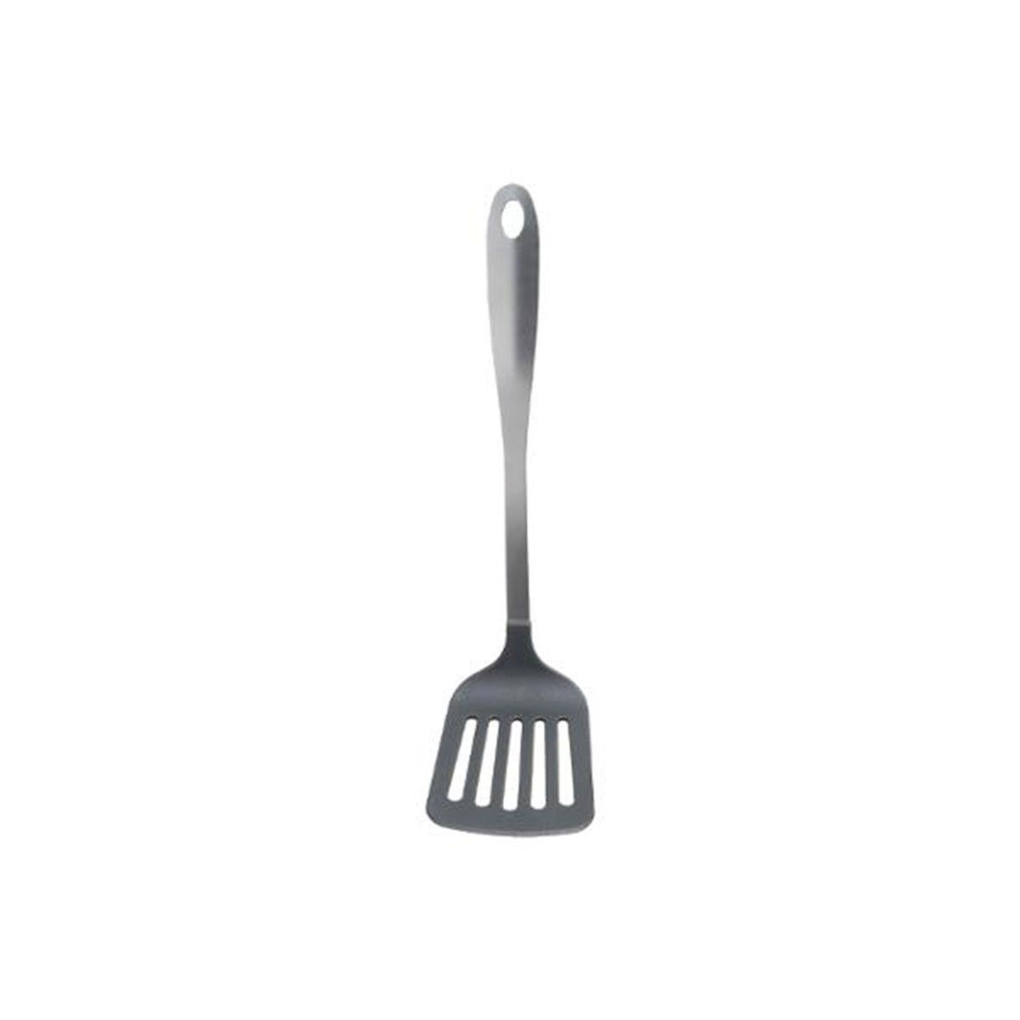 Voir la diapositive 2 : FIVE Spatule ajourée de cuisine  inox  34cm gris