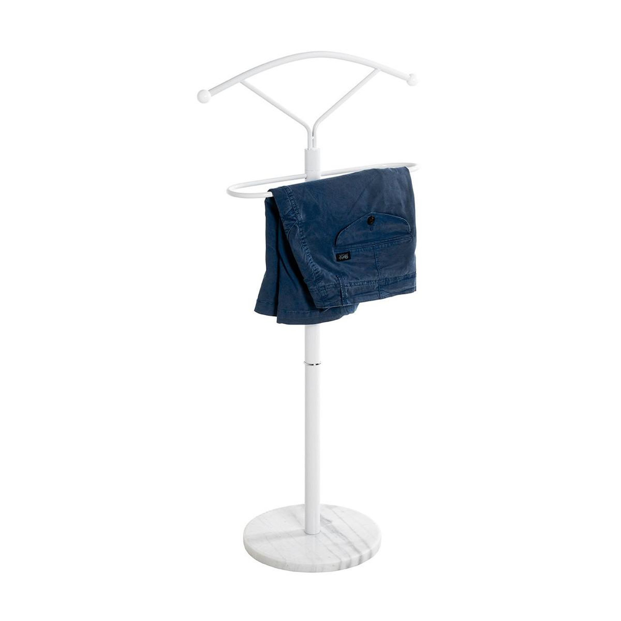 Voir la diapositive 3 : Paris Prix Valet de chambre design  marbro  105cm blanc