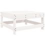 Voir la diapositive 5 : VIDAXL Salon de jardin 6 pcs Blanc Bois de pin massif