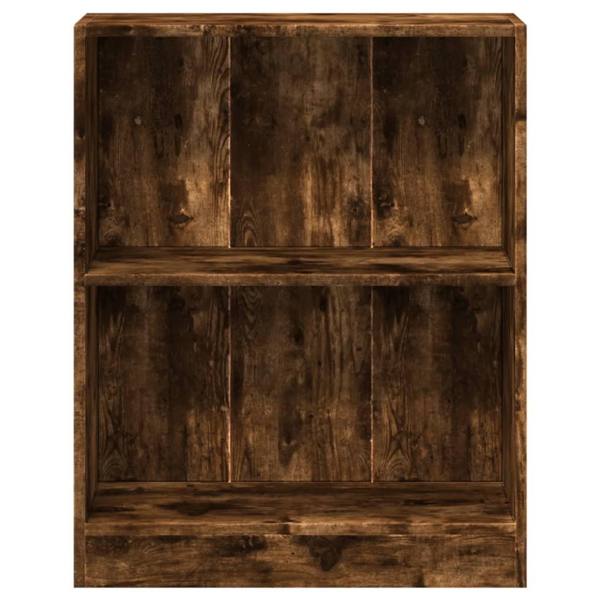 Voir la diapositive 5 : VIDAXL Bibliotheque Chene fume 60x24x76 cm Bois d'ingenierie