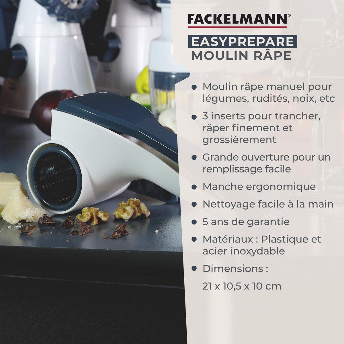 Fackelmann Moulin râpe Fackelmann Easy Prepare