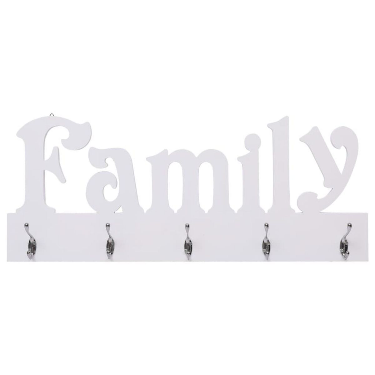 VIDAXL Porte-manteau mural FAMILY 74x29,5 cm