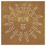 Voir la diapositive 4 : VIDAXL Decoration murale jardin 55x55 cm acier corten design du soleil
