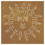Voir la diapositive 4 : VIDAXL Decoration murale jardin 55x55 cm acier corten design du soleil