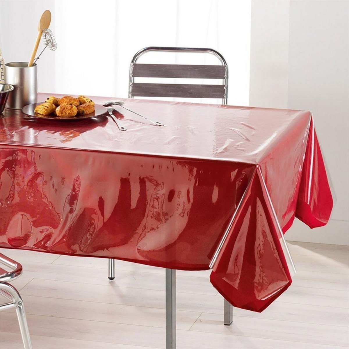 Douceur d'Intérieur Nappe de protection 140x240 cm Cristal transparent