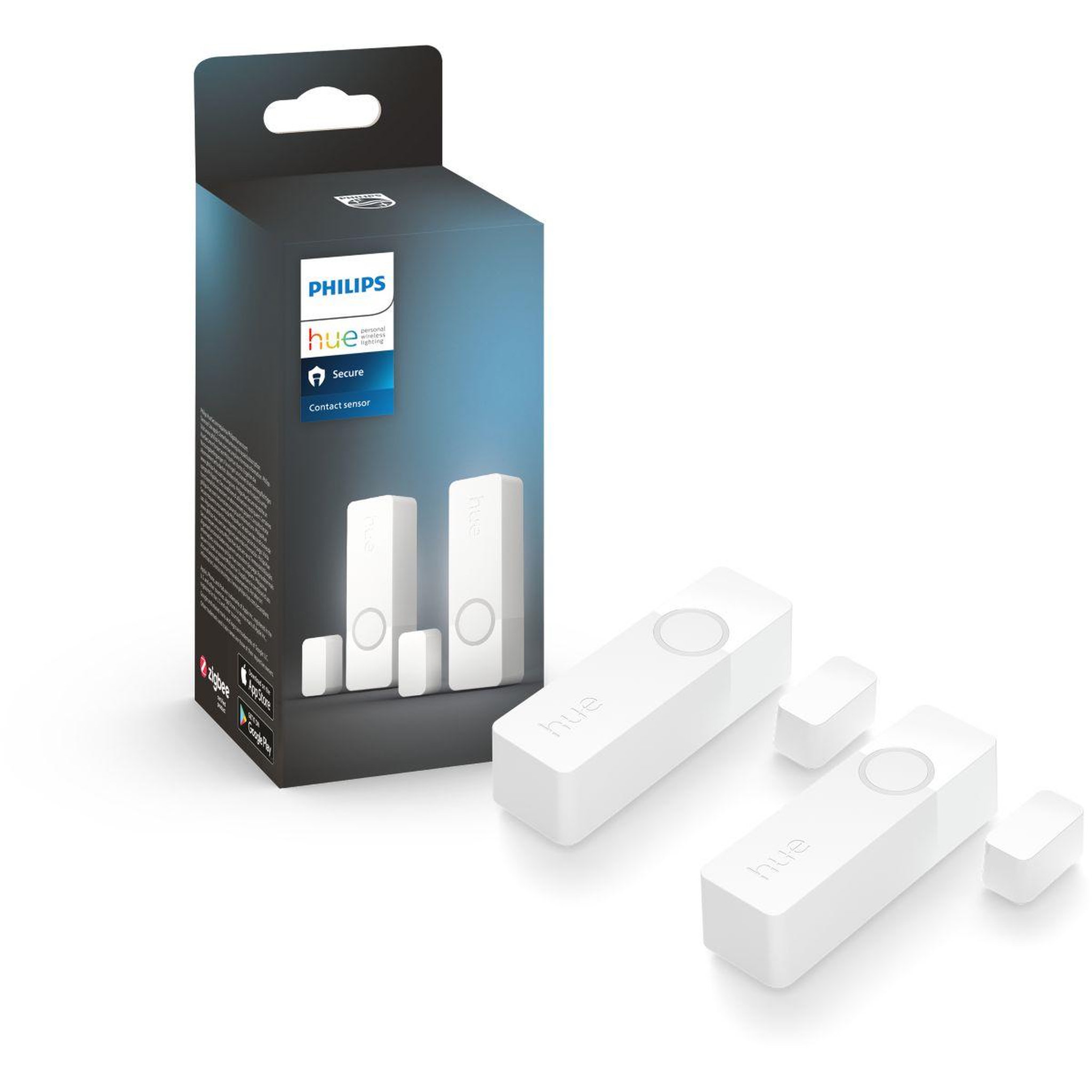 Philips Détecteur d'ouverture HUE Secure pack de 2 - Blanc