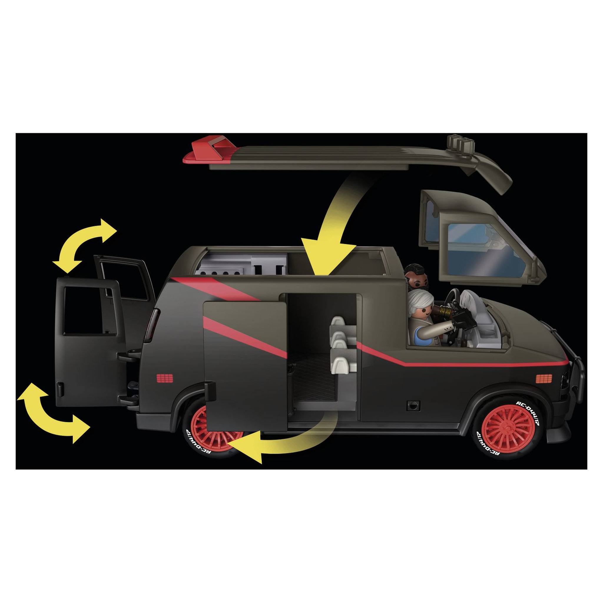 Voir la diapositive 3 : PLAYMOBIL 70750 THE A-TEAM - Le Fourgon de l'Agence tous risques