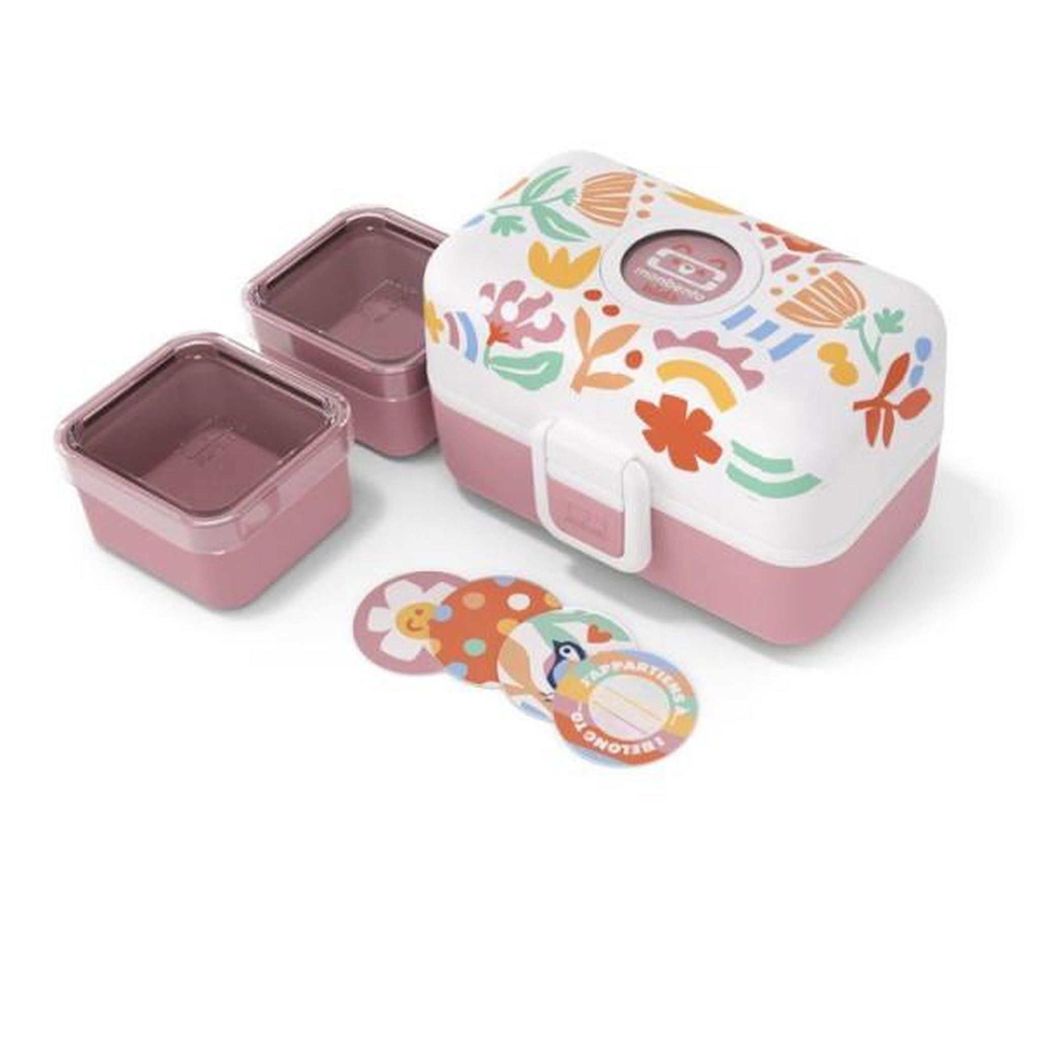 monbento Lunch Box Enfant - MONBENTO - 3 Compartiments - Sans BPA - MB Tresor Papercut