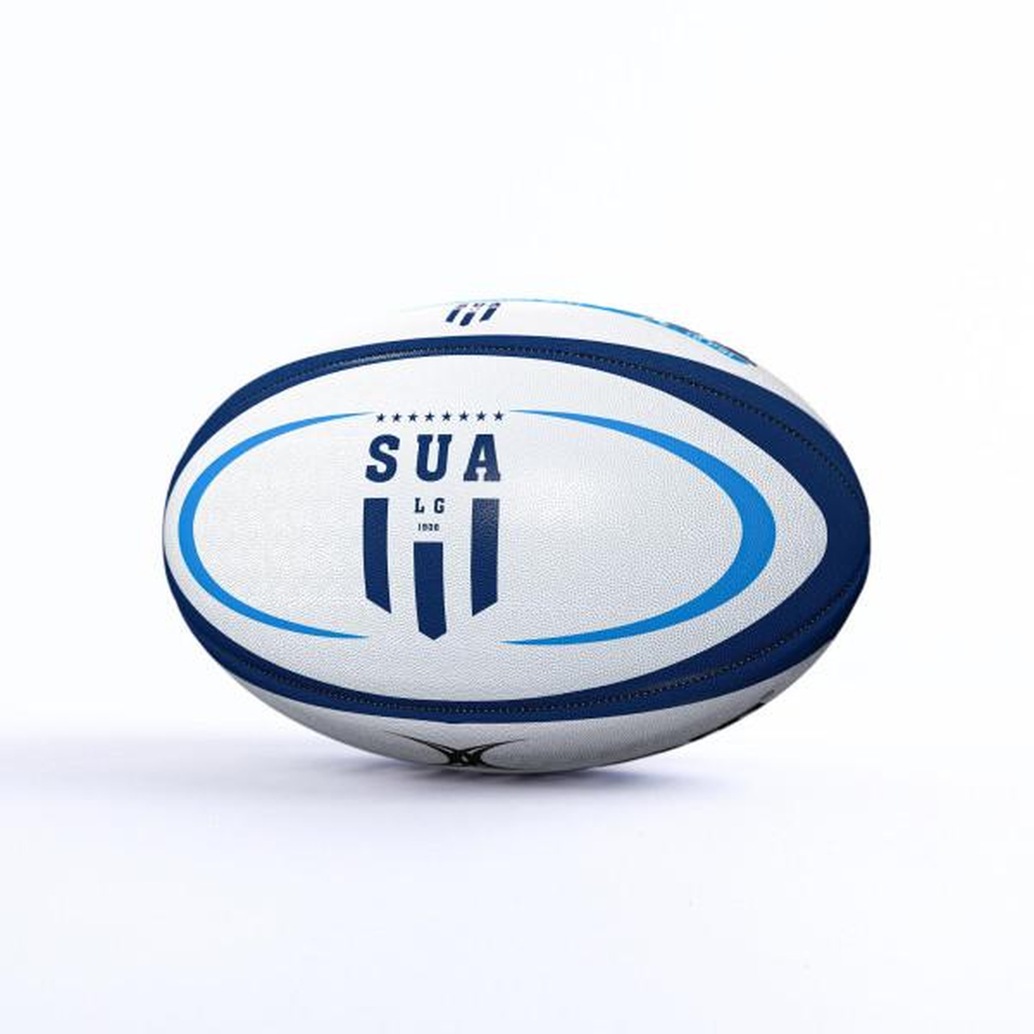 Voir la diapositive 2 : GILBERT Ballon de rugby - agen - replica - gilbert - taille 5