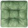 Voir la diapositive 2 : VIDAXL Coussin de palette motif de feuilles 60x60x12 cm tissu