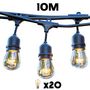Voir la diapositive 5 : Lumisky Guirlande lumineuse MAFY Noir Caoutchouc 10M