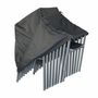 Voir la diapositive 3 : SWEEEK Housse de protection.  gris foncé - Bâche en polyester enduit PA pour lot de 8 chaises / fauteuils