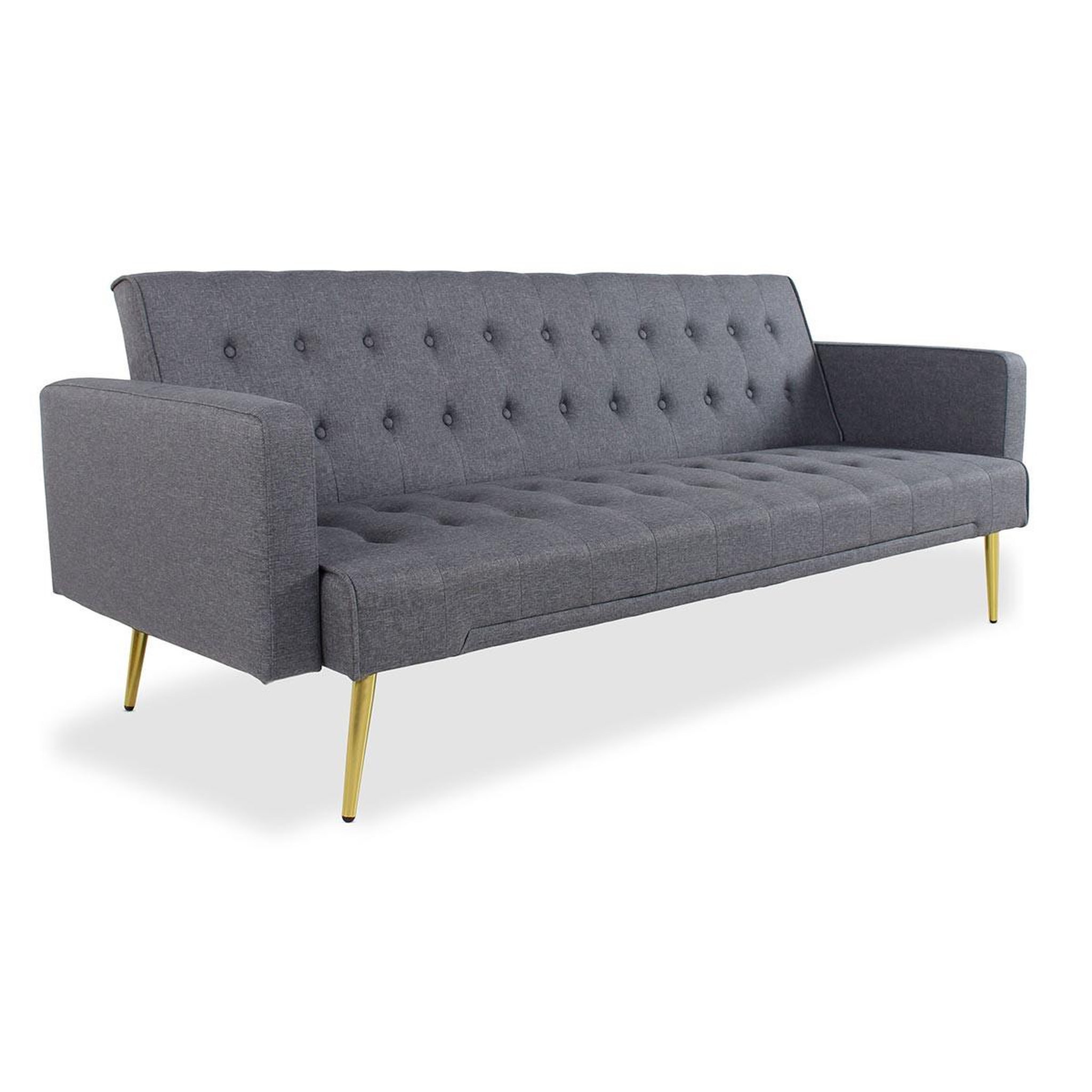 Voir la diapositive 1 : Paris Prix Canapé convertible design  tybio  191cm gris