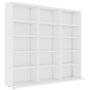 Voir la diapositive 2 : VIDAXL Armoire a CD Blanc 102x23x89,5 cm Bois d'ingenierie