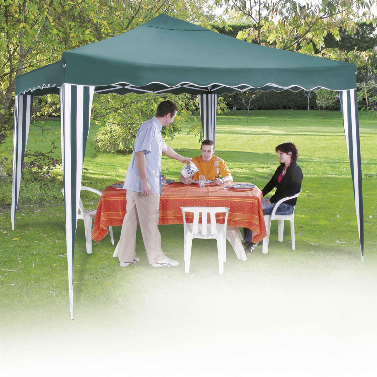 WERKAPRO Tente pliable 3 x 3m verte WERKA PRO