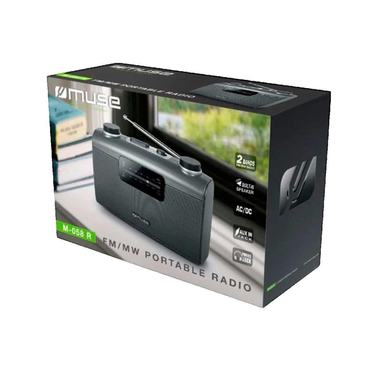 Muse Radio portable Muse M-058 R avec tuner analogique