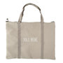 Voir la diapositive 1 : Paris Prix Tote Bag en Coton  Joli Bébé  50cm Taupe