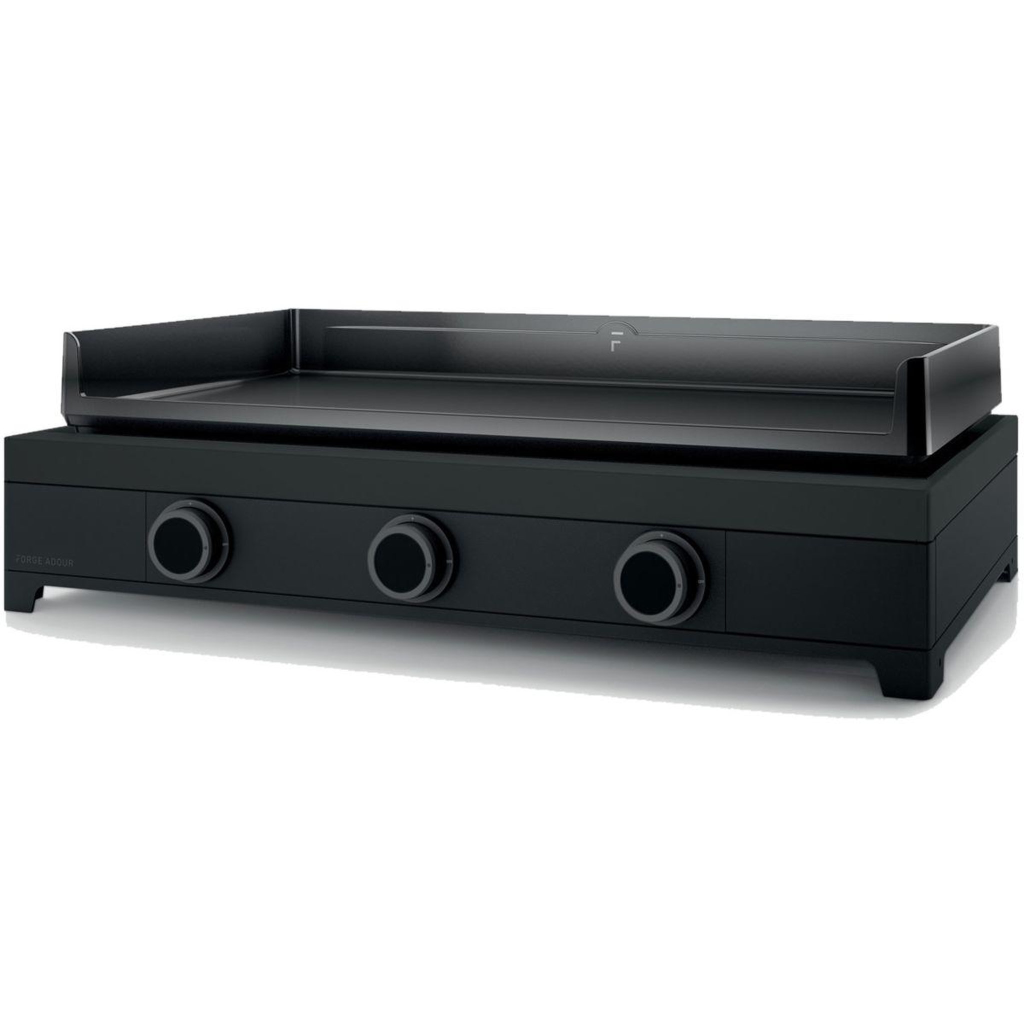 Voir la diapositive 5 : FORGE ADOUR Plancha gaz modern G 75 A N 3 brûleurs à poser, 74.4x42 cm