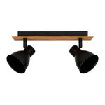 OSTARIA Rampe 2 spots orientables Atelier noir