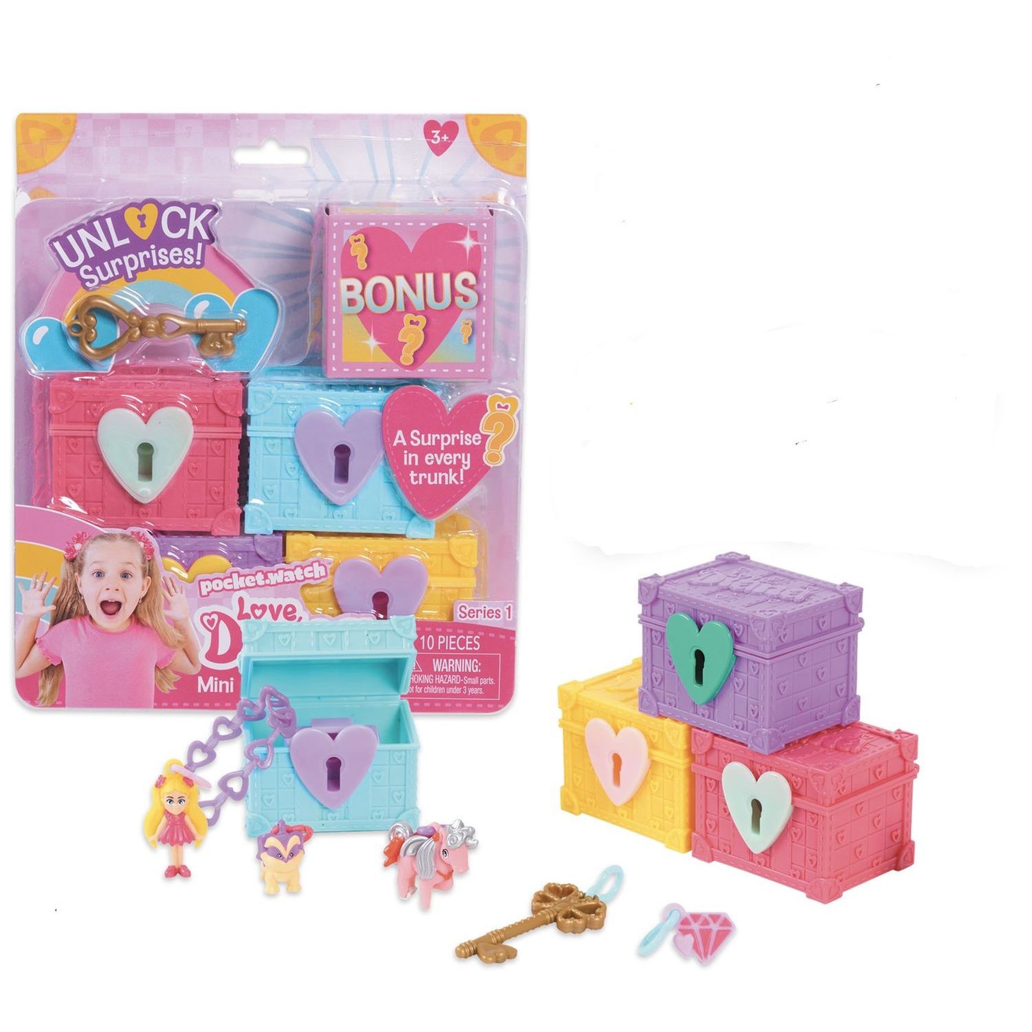 Voir la diapositive 1 : GP TOYS LD - Blister 4 Coffres Surprise