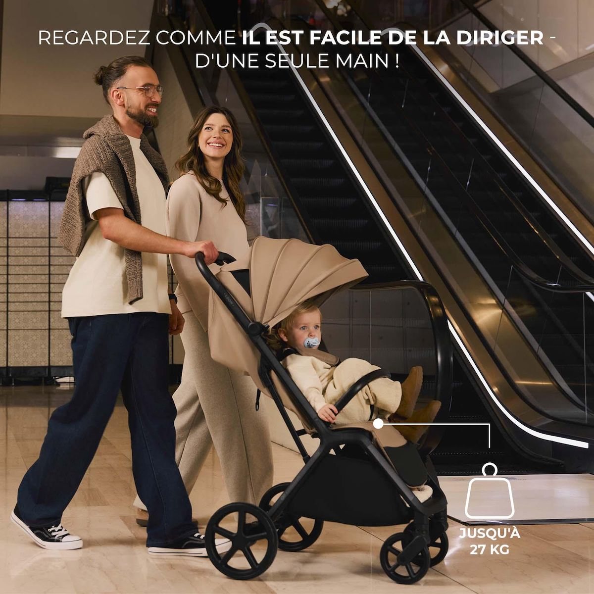 KINDERKRAFT Poussette loom pratique et confortable