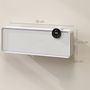 Voir la diapositive 3 : HOMCOM Chauffage soufflant mural 2000W chauffage céramique PTC radiateur réglable timer oscillant télécommande blanc
