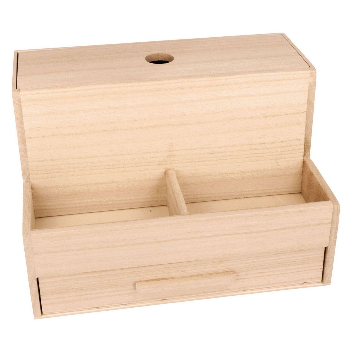 Artemio Boîte de rangement en bois 16 x 25 x 18 cm