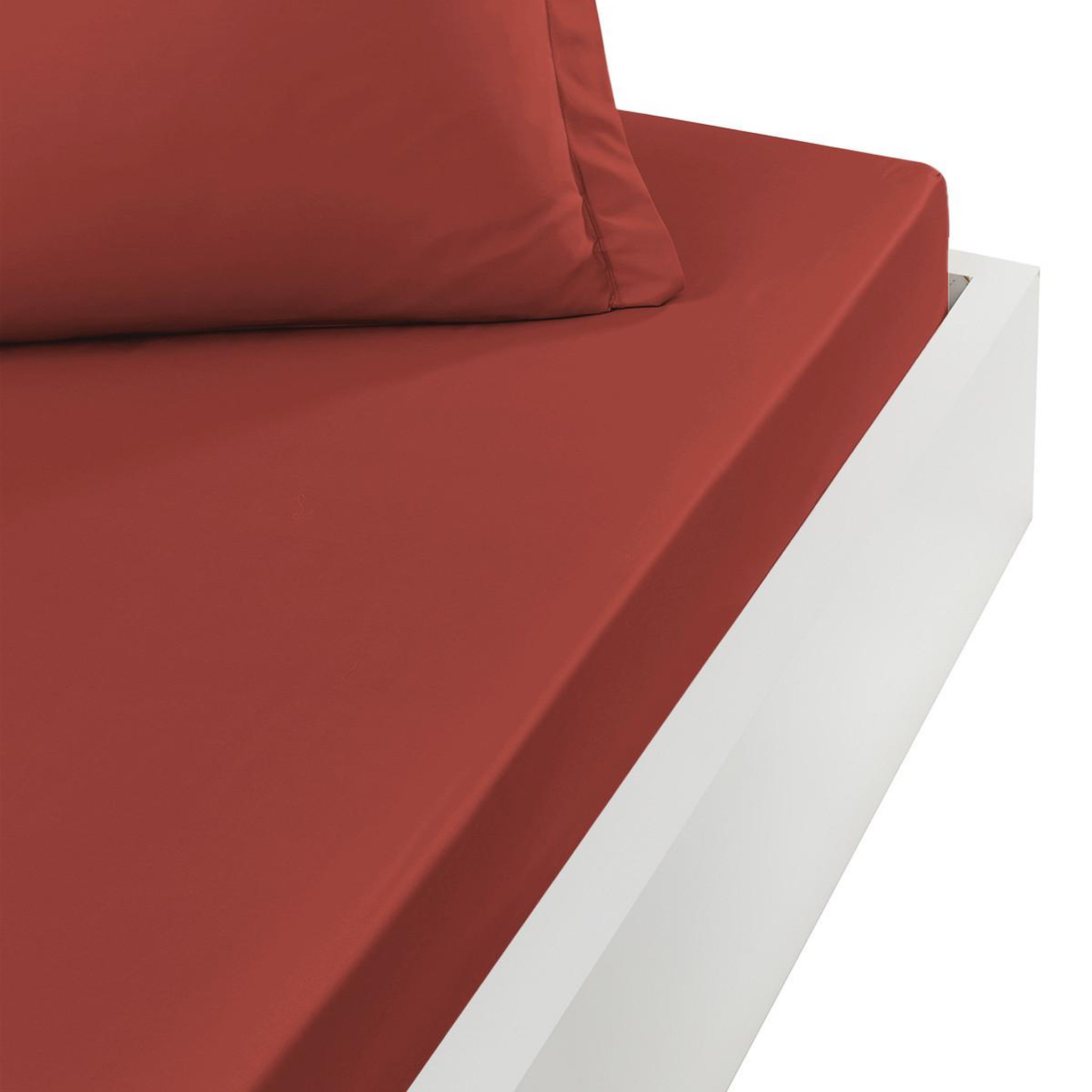Voir la diapositive 1 : Sensei Maison Drap housse en percale de coton bonnet 30 cm SOFT PERCALE
