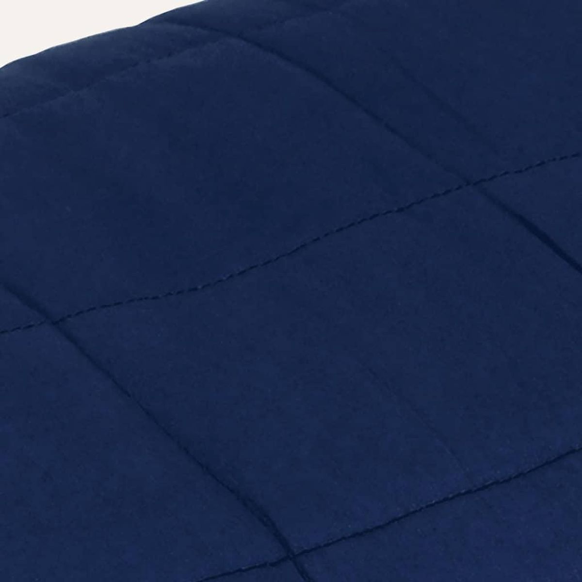 VIDAXL Couverture lestee Bleu 150x200 cm 11 kg Tissu