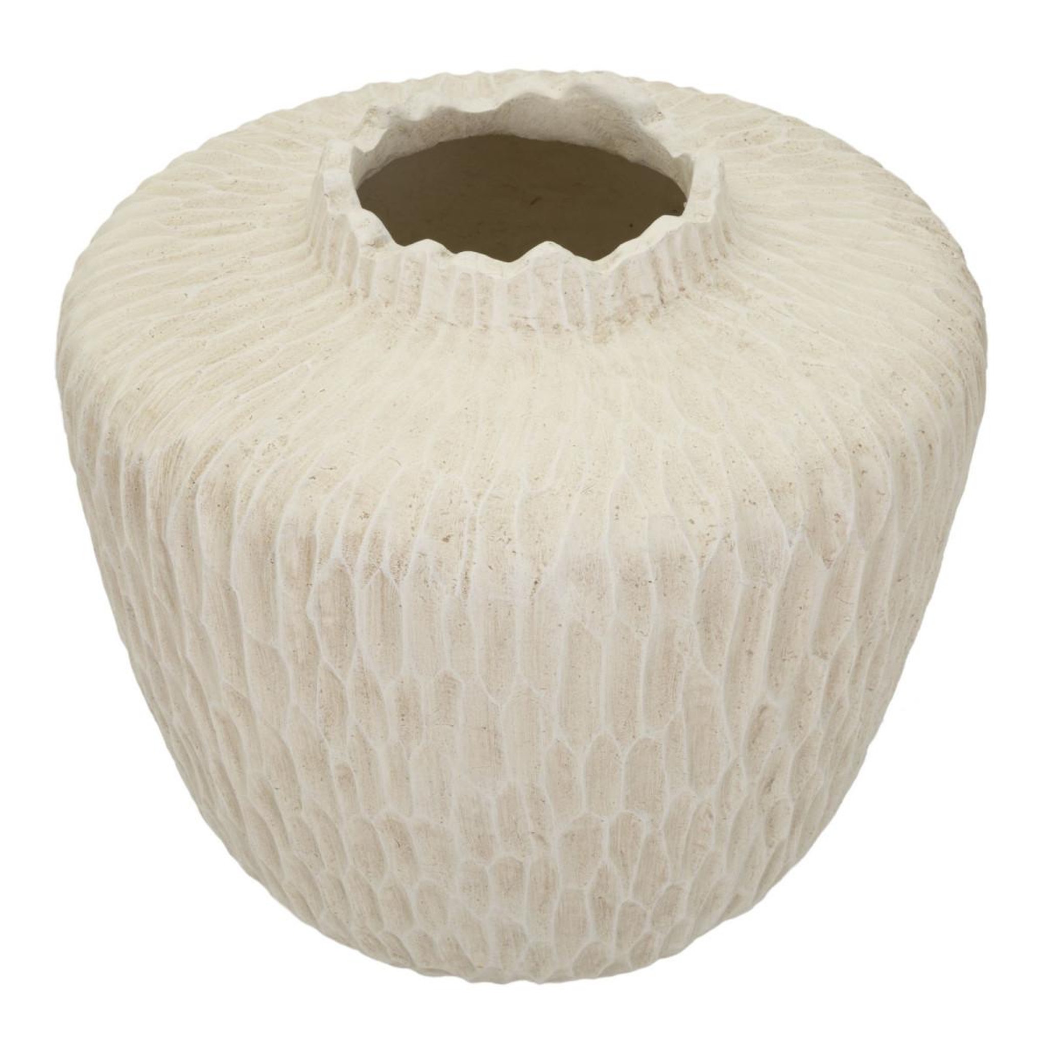 Voir la diapositive 2 : Paris Prix Vase design  shade  35cm crème