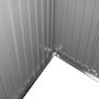 Voir la diapositive 3 : Habitat et Jardin Abri de jardin métal toit plat  Texas  - 4,72 m² - Gris