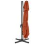 Voir la diapositive 5 : VIDAXL Parasol cantilever a double toit Terre cuite 400x300 cm