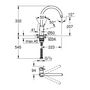 Voir la diapositive 6 : Grohe GROHE - Mitigeur monocommande Evier