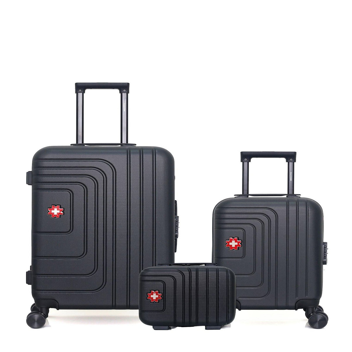 SWISS KOPPER SWISS KOPPER - LOT DE 3 - Valises weekend, cabine XXS et vanity RUTI