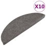 Voir la diapositive 2 : VIDAXL Tapis d'escalier autocollants 15 pcs 56x17x3 cm Gris