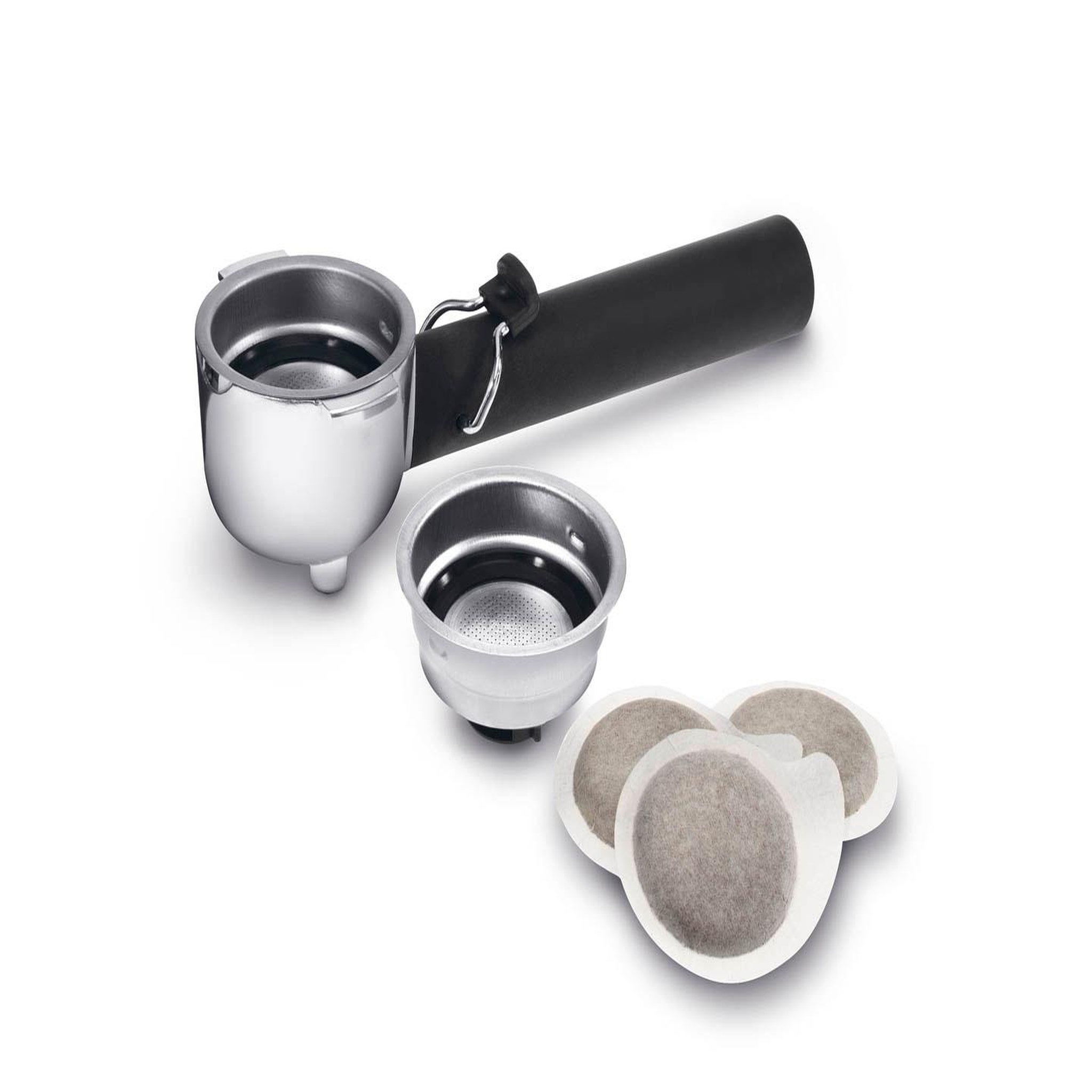 Voir la diapositive 5 : DELONGHI Combiné expresso cafetière 15bars inox/noir - bco421s